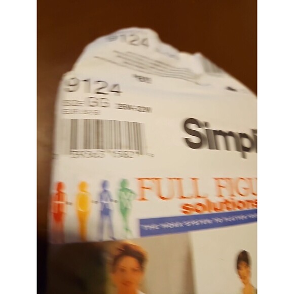 Simplicity Uncut Sewing Pattern 9124 Two Piece Dress Womens Size 26W-32W Vintage - Picture 3 of 6